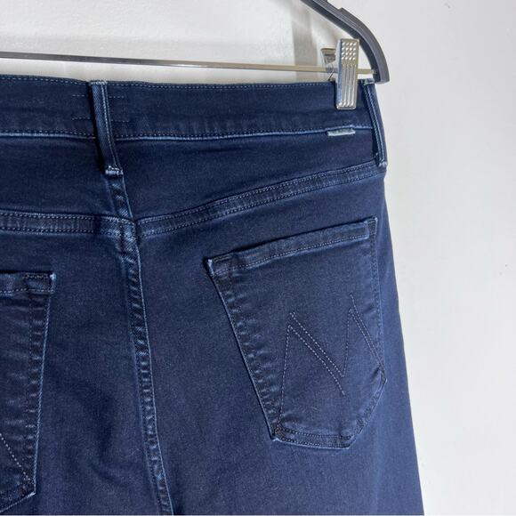 Mother Sz 31 The Mid Rise Dazzler Ankle Fray Jeans Holding Hands - Picture 6 of 11